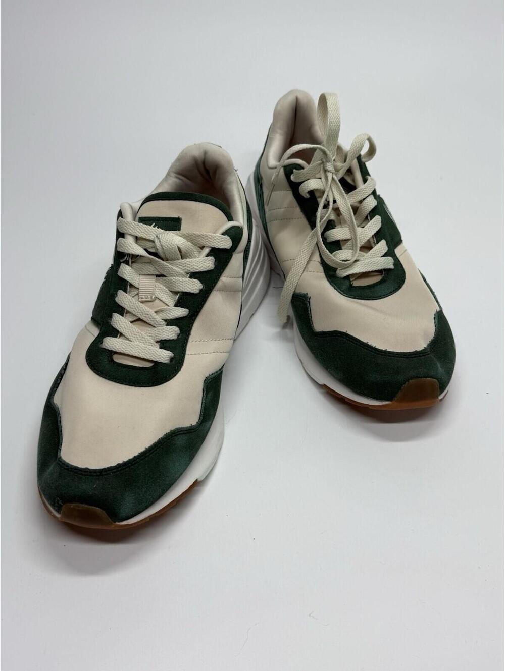 RBX Men’s Green Cream Sneakers Running Walking Shoes Size 9.5 EU 42-43